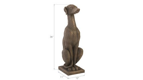 Phillips Greyhound Resin Bronze Finish