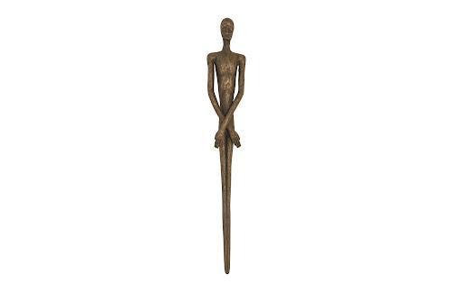 Phillips Lloyd Wall Sculpture Resin Bronze Finish