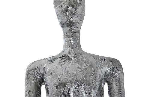 Phillips Lloyd Sculpture Resin Liquid Silver