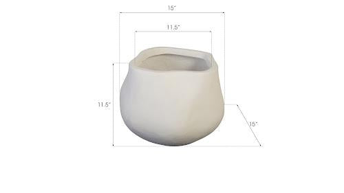 Phillips Amorphous Planter Small White