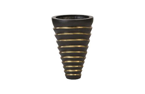 Phillips Terra Planter Black Brass