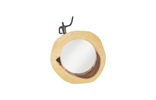 Phillips Atlas Cross Cut Mirror Small Half Man Left