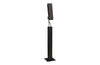 Phillips Collection Atlas Pole Sculpture Black Accent