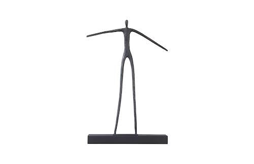 Phillips Moveable Man On Short Shelf , Standing Black