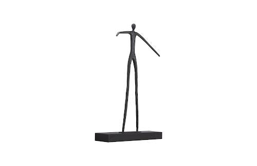 Phillips Moveable Man On Short Shelf , Standing Black