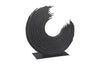 Phillips Collection Swoop  Sculpture, Black Wood Small Tabletop