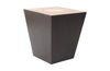 Phillips Collection Trapezoid Brown Side Table