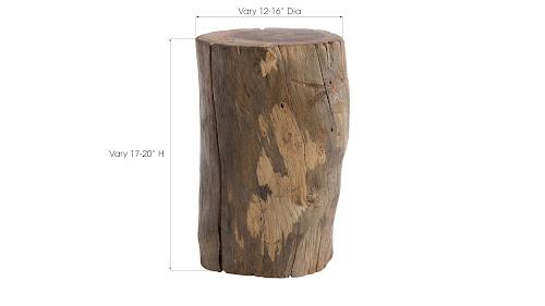 Phillips Stump Stool Natural Assorted