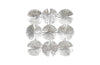 Phillips Collection Ginkgo Leaf Wall Art 9 Leaves Silver Accent