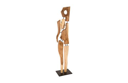 Phillips Jill Wood Sculpture Brown