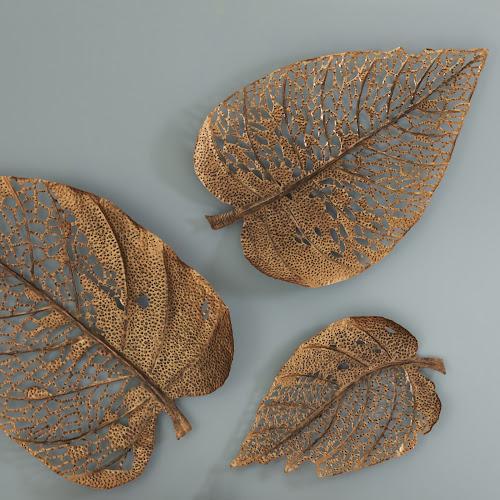 Phillips Birch Leaf Wall Art Copper MD