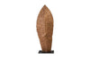 Phillips Collection Carved Leaf On Stand, Copper Leaf Sm Accent