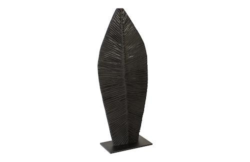 Phillips  Carved Leaf on Stand Burnt SM