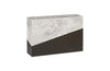 Phillips Collection Geometry  Table Gray Stone Console