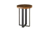 Phillips Collection Chuleta Bar Table On Black Metal Base Chamcha Wood Natural Bar Stool