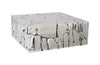 Phillips Collection Chunk Square Silver Leaf Coffee Table