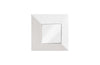 Phillips Collection Facet , Gel Coat White White Mirror