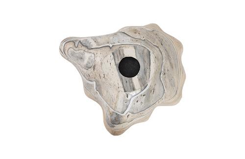 Phillips Cast Wall Onyx Bowl Faux Finish LG