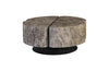 Phillips Collection Clover Gray Stone Coffee Table