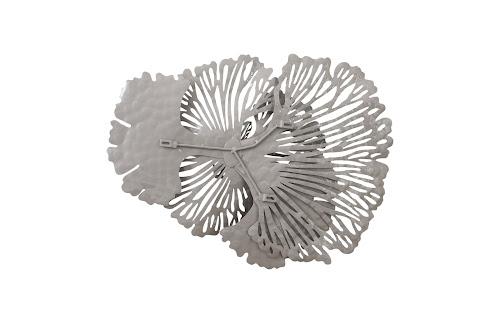 Phillips Flower Wall Art Small Gray Metal