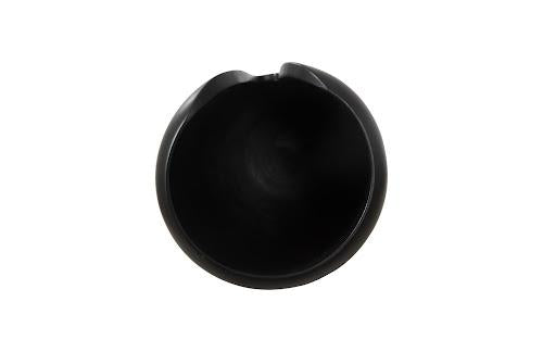 Phillips Interval Wood Vase Black Small