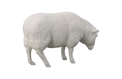 Phillips Sheep Sculpture Gel Coat White