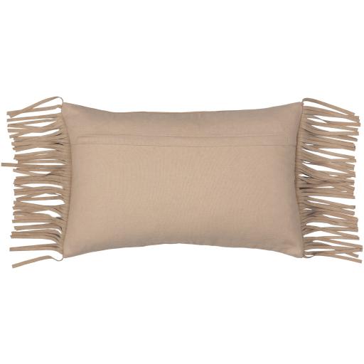 Surya Suede Fringe SFG-001 Pillow Kit