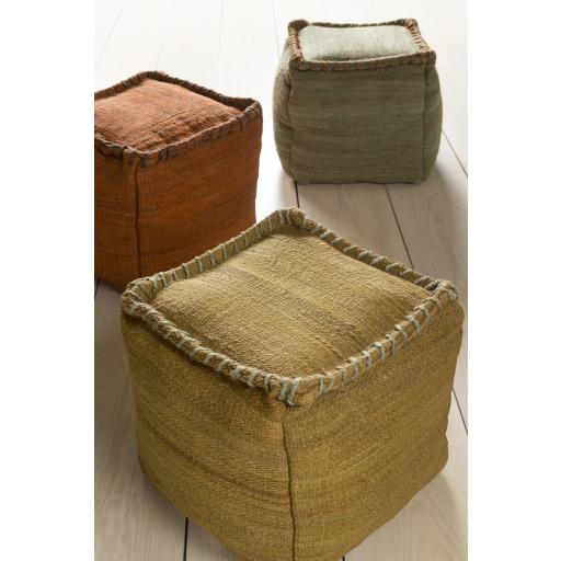 Surya Woodstock POUF-187 Pouf