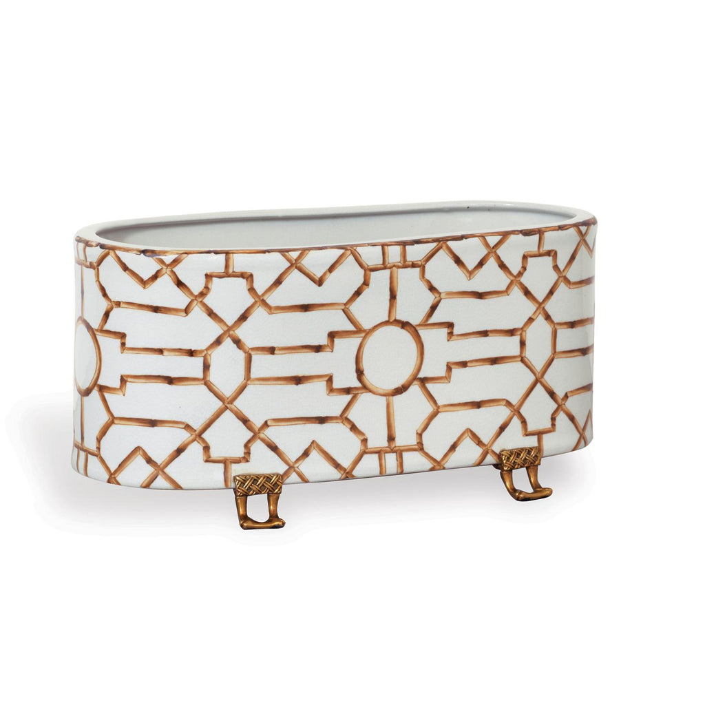 Scalamandre Maison Baldwin Gold Planter