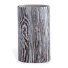 Scalamandre Maison Faux Bois Black Vase