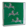 Scalamandre Maison Zebra Green Tray