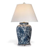 Scalamandre Maison Siberian Tiger Blue Table Lamp