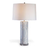 Scalamandre Maison Fretwork Blue Table Lamp