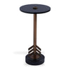 Scalamandre Maison Le Zebre Black Accent Table