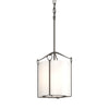 Hubbardton Forge Dark Smoke Opal Glass (Gg) Bow Tall Mini Pendant