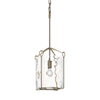 Hubbardton Forge Soft Gold Water Glass (Ll) Bow Tall Mini Pendant