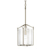 Hubbardton Forge Soft Gold Clear Glass (Zm) Bow Tall Mini Pendant