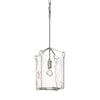 Hubbardton Forge Sterling Water Glass (Ll) Bow Tall Mini Pendant