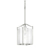 Hubbardton Forge Sterling Clear Glass (Zm) Bow Tall Mini Pendant