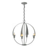 Hubbardton Forge Vintage Platinum Cirque Small Chandelier