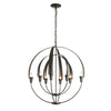 Hubbardton Forge Oil Rubbed Bronze Double Cirque Chandelier