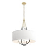 Hubbardton Forge Modern Brass Black Natural Anna Shade (Sf) Loop Pendant