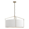Hubbardton Forge Soft Gold Natural Anna Shade (Sf) Bow Large Pendant