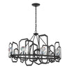 Hubbardton Forge Black Crystal Gatsby Chandelier