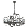 Hubbardton Forge Natural Iron Crystal Gatsby Chandelier