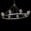 Hubbardton Forge Sterling Crystal Gatsby 8-Light Chandelier