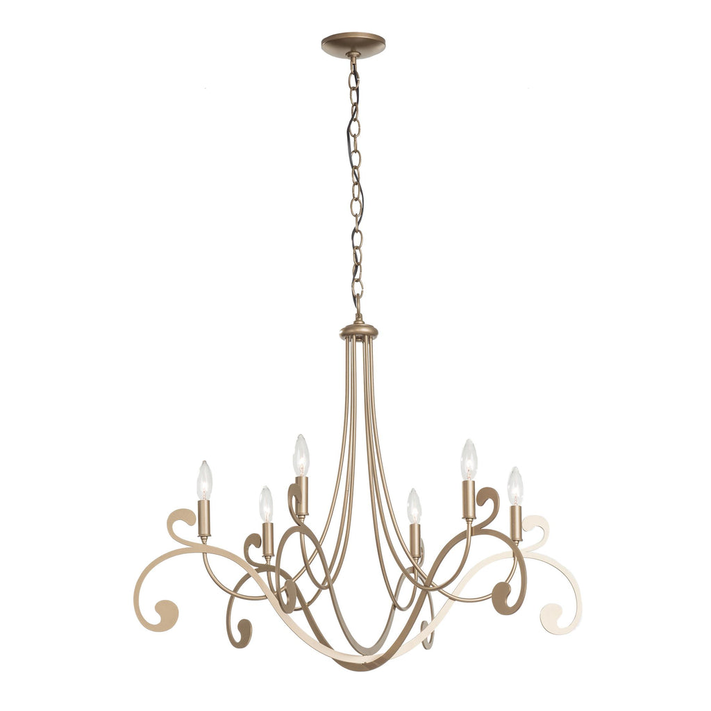 Hubbardton Forge Bella 6 Arm Chandelier