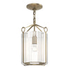 Hubbardton Forge Soft Gold Clear Glass (Zm) Bow Semi-Flush