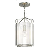 Hubbardton Forge Sterling Clear Glass (Zm) Bow Semi-Flush