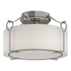 Hubbardton Forge Sterling Opal Glass (Gg) Bow Medium Semi-Flush